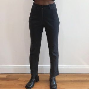 FORTUNATO DI BELLA FADED BLACK PANTS